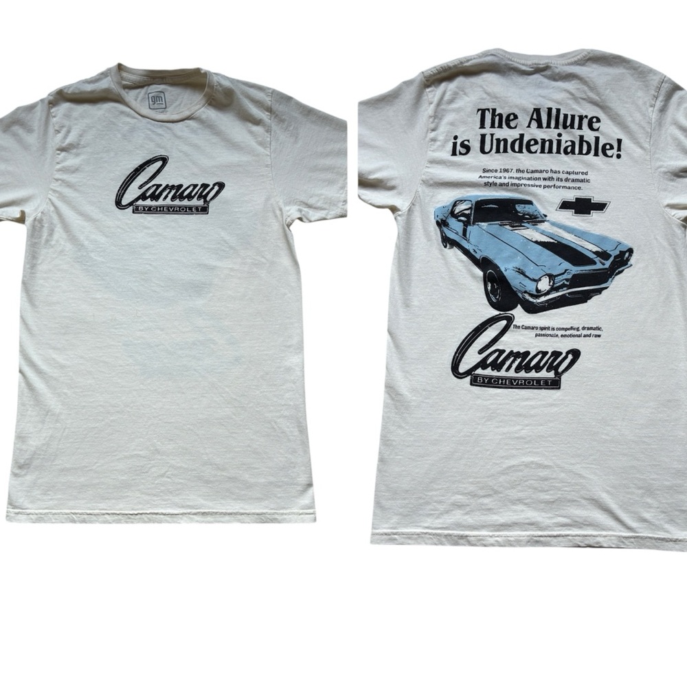Urban Outfitters Women’s GM Camaro by Chevrolet 1967 Ad Graphic Tee Size Small